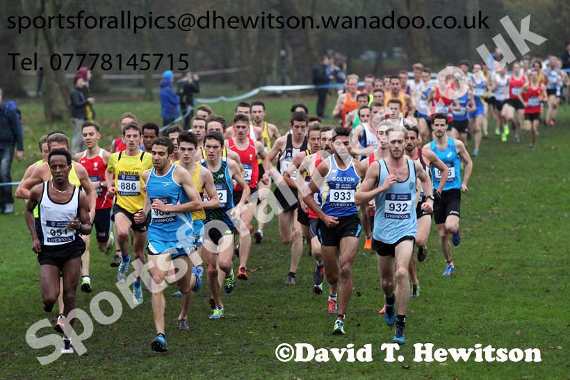 Senior men's European Cross Country Trials, Sefton Park, Liverpool. Photo: David T. Hewitson/Sports for All Pics